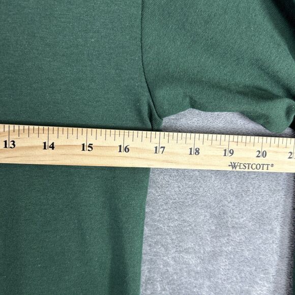 Good Co. Men's Small Green Cupid "Will‎ Always Love You" Graphic T Shirt L/S - Picture 4 of 7